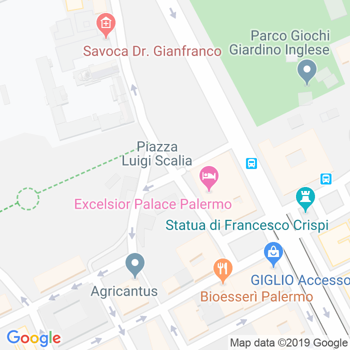 CAP di Piazza Luigi Scalia a Palermo