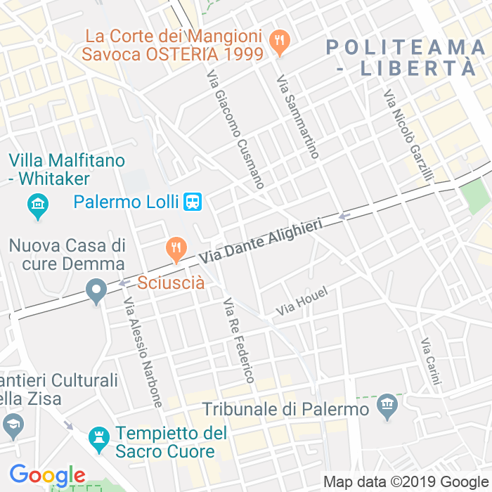 CAP di Via Dante a Palermo