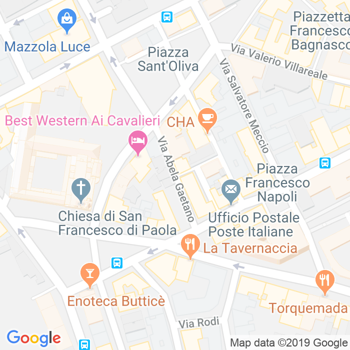 CAP di Via Gaetano Abela a Palermo