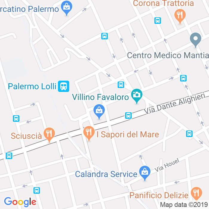 CAP di Via Segesta a Palermo
