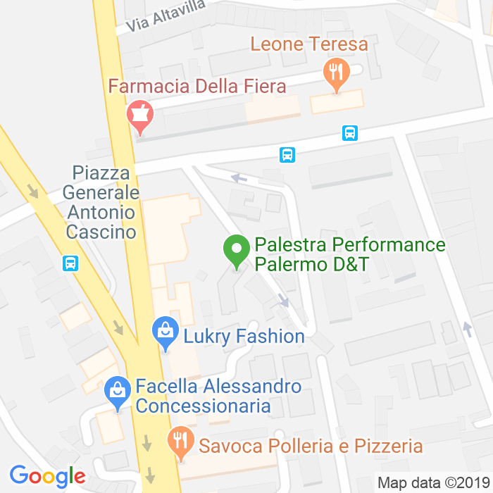 CAP di Piazza Porretti a Palermo