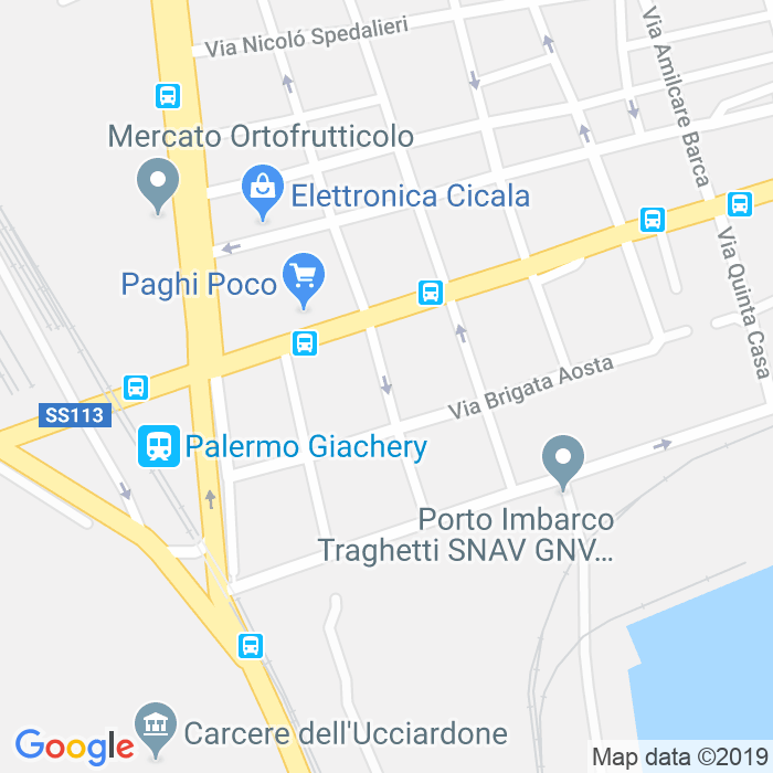 CAP di Via Aurelio Costanzo a Palermo