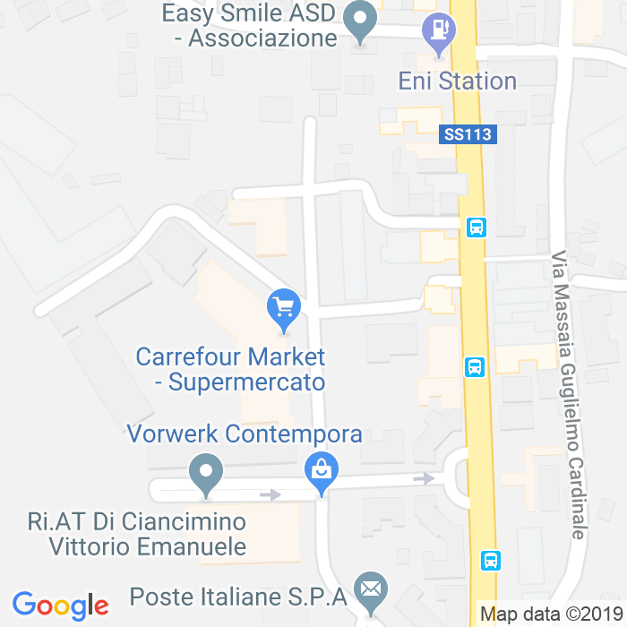 CAP di Via Cardinale Borromeo a Palermo
