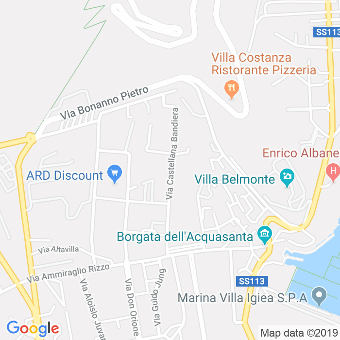 CAP di Via Castellana Bandiera a Palermo