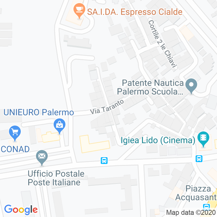 CAP di Via Palestra a Palermo