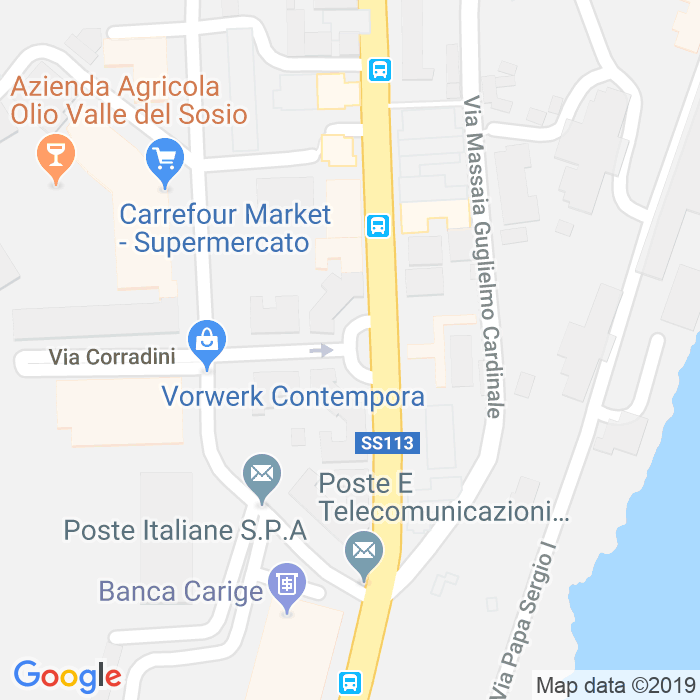 CAP di Via San Giovanni Bosco a Palermo