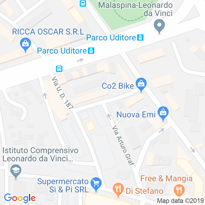 CAP di Via Giacomo Longo a Palermo