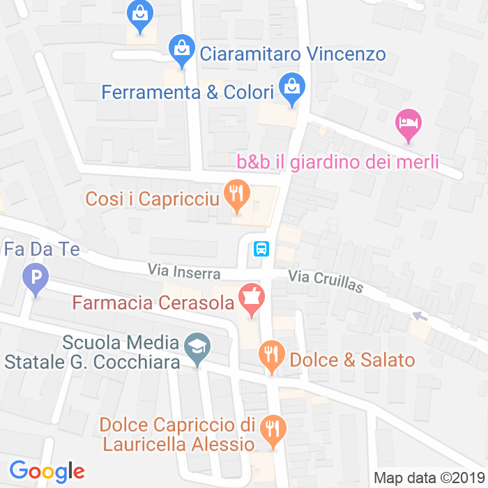 CAP di Piazza Lampada Della Fraternita a Palermo