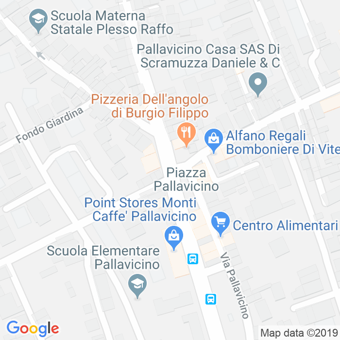 CAP di Piazza Pallavicino a Palermo