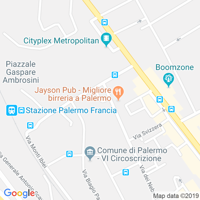 CAP di Piazza San Marino a Palermo