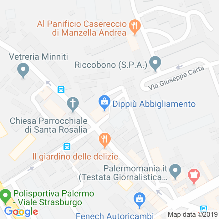 CAP di Piazza Trilussa a Palermo