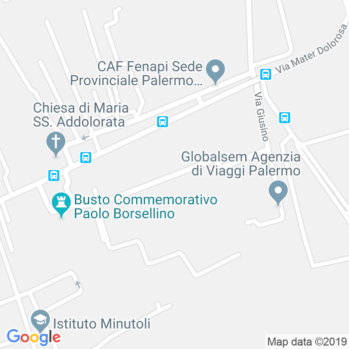 CAP di Via Ammiraglio Amerigo Conti a Palermo