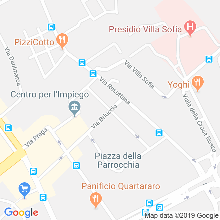 CAP di Via Giovanni Antonio Viperano a Palermo