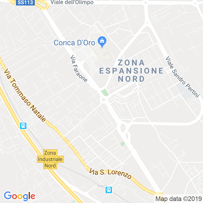 CAP di Via Giuseppe Lanza Di Scalea a Palermo