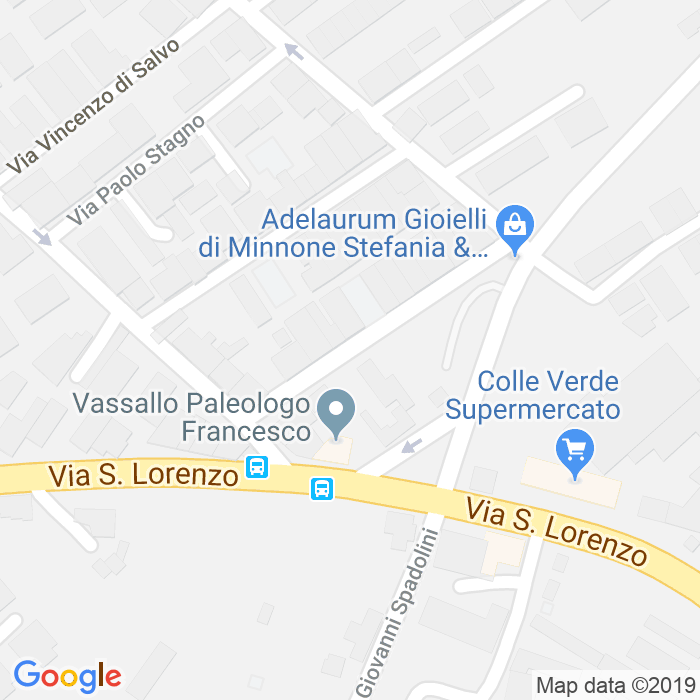 CAP di Via Luigi Borrello a Palermo
