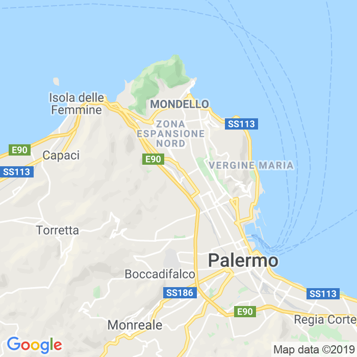 CAP di Via R 053 a Palermo