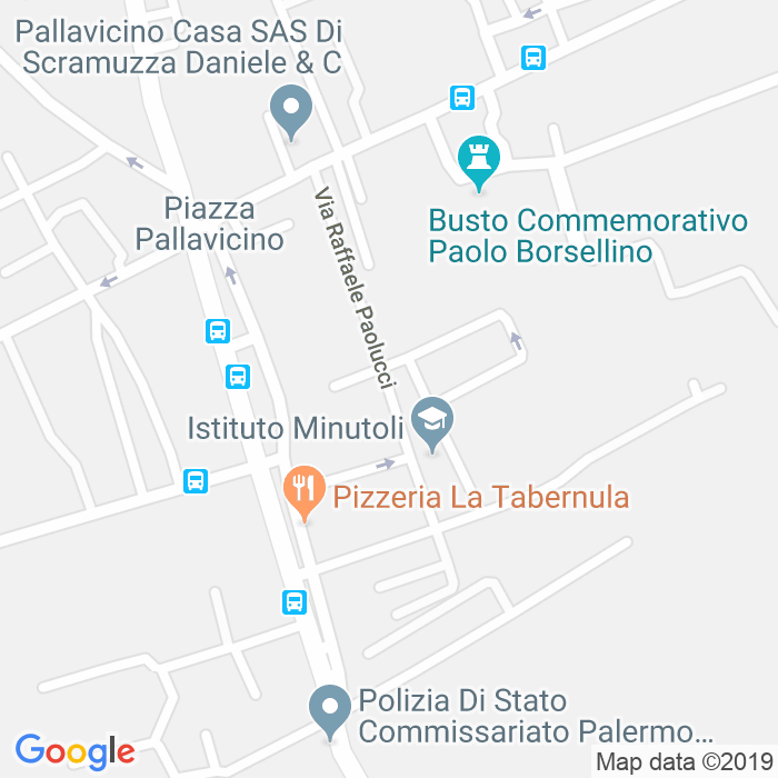 CAP di Via Raffaele Paolucci a Palermo