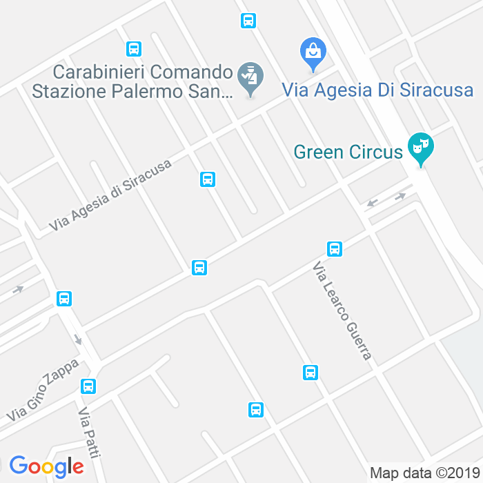 CAP di Via Senocrate Di Agrigento a Palermo