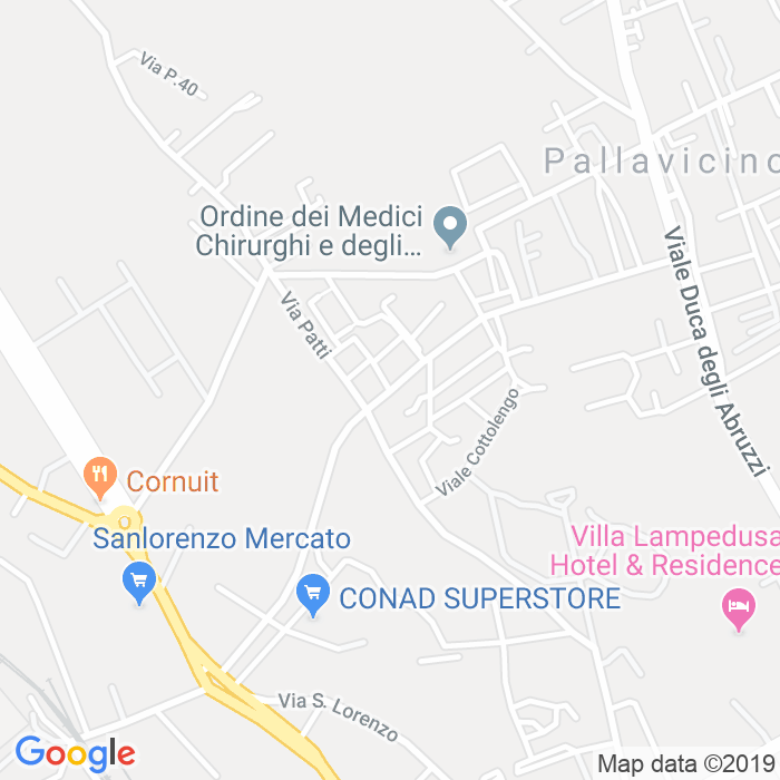 CAP di Viale Della Resurrezione a Palermo