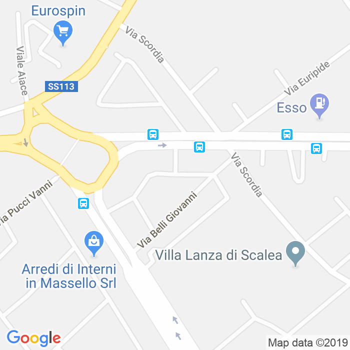 CAP di Via Carlo Porta a Palermo