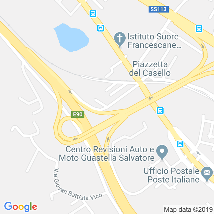 CAP di Via Dei Friscalettari a Palermo