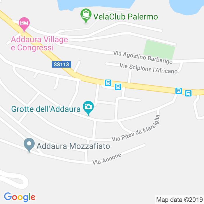 CAP di Via Raimondo Montecuccoli a Palermo