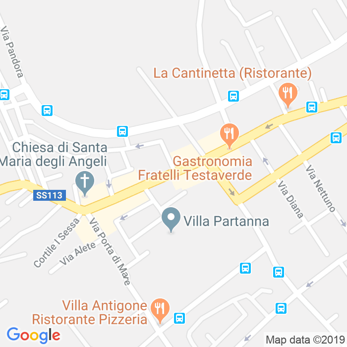 CAP di Via Lorenzo Iandolino a Palermo