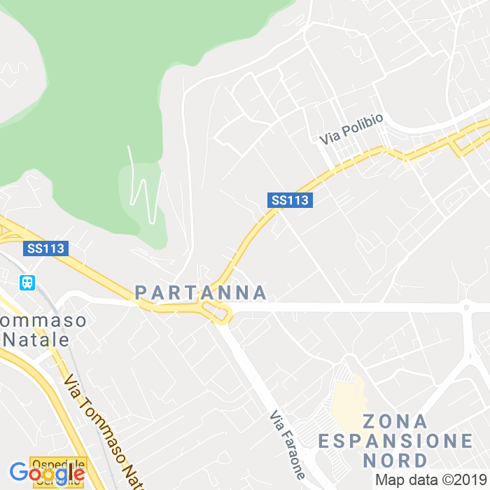 CAP di Via Partanna Mondello a Palermo
