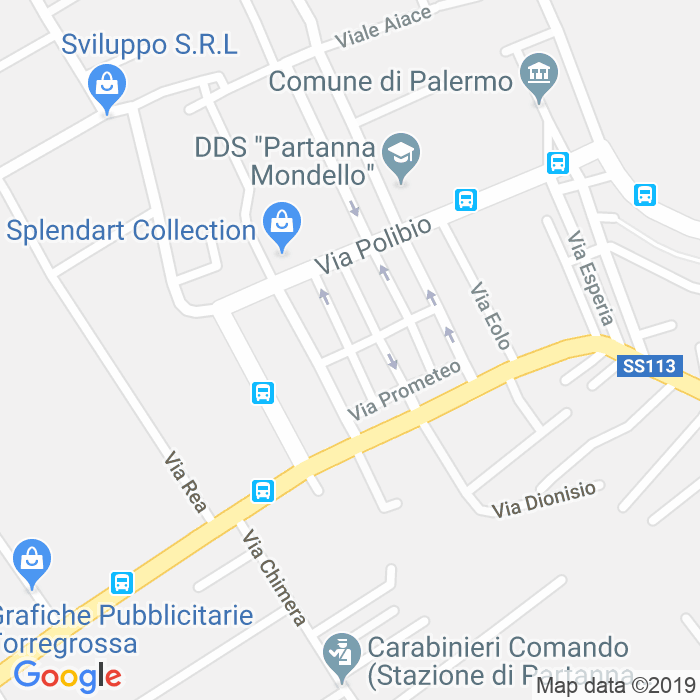 CAP di Via Polluce a Palermo