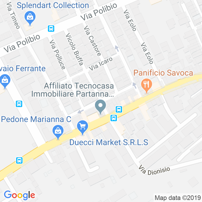 CAP di Via Prometeo a Palermo