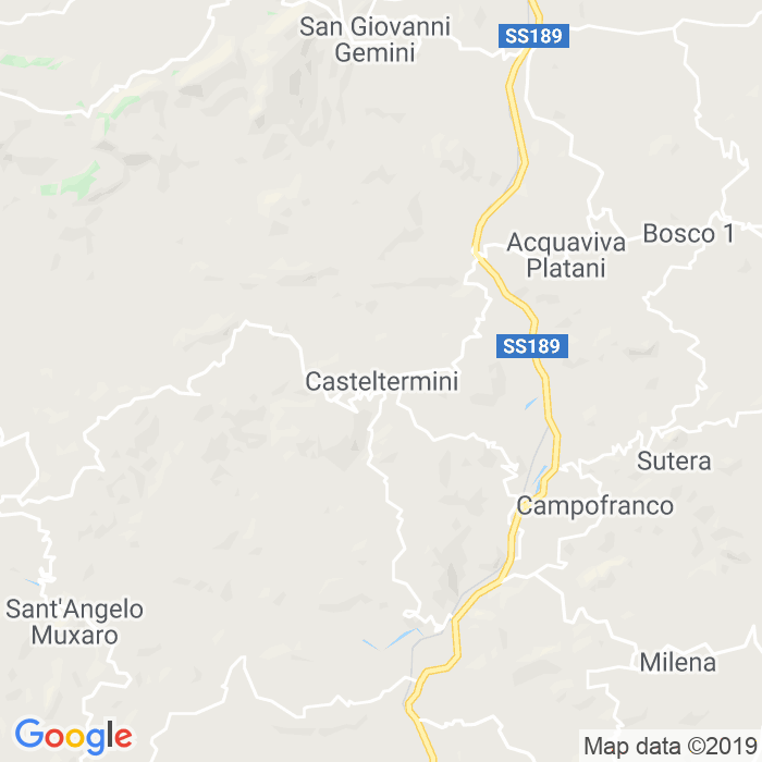 CAP di Casteltermini in Agrigento