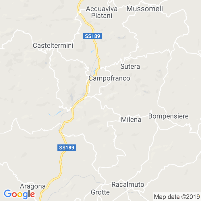 CAP di Campofranco in Caltanissetta