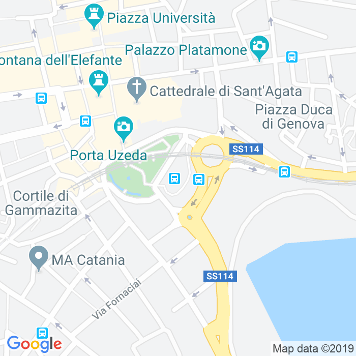 CAP di Piazza Paolo Borsellino a Catania