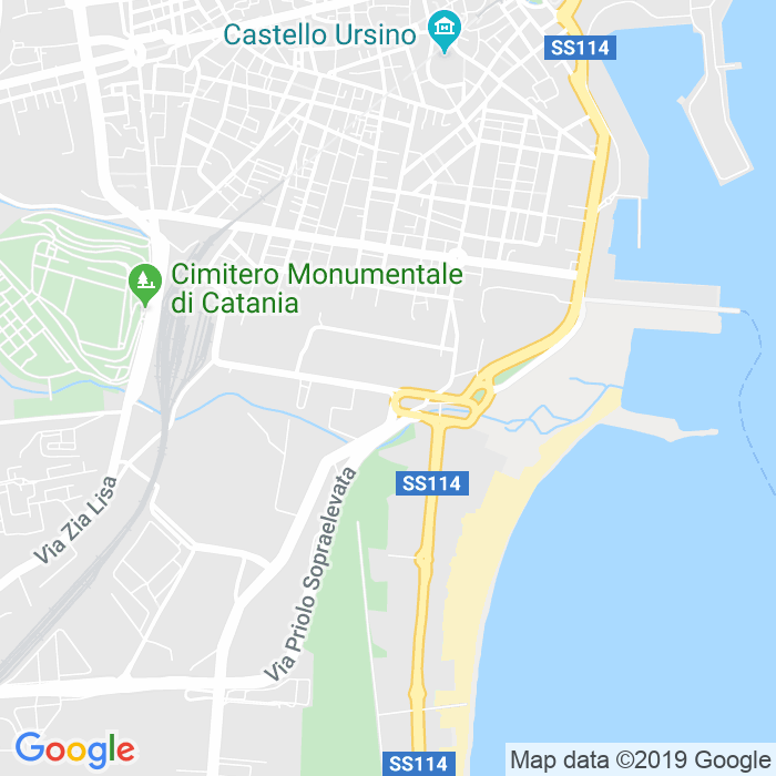 CAP di Via Acquicella Porto a Catania