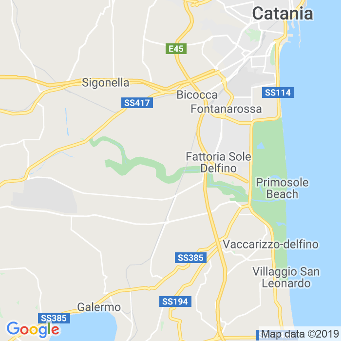 CAP di Via Arti E Mestieri a Catania