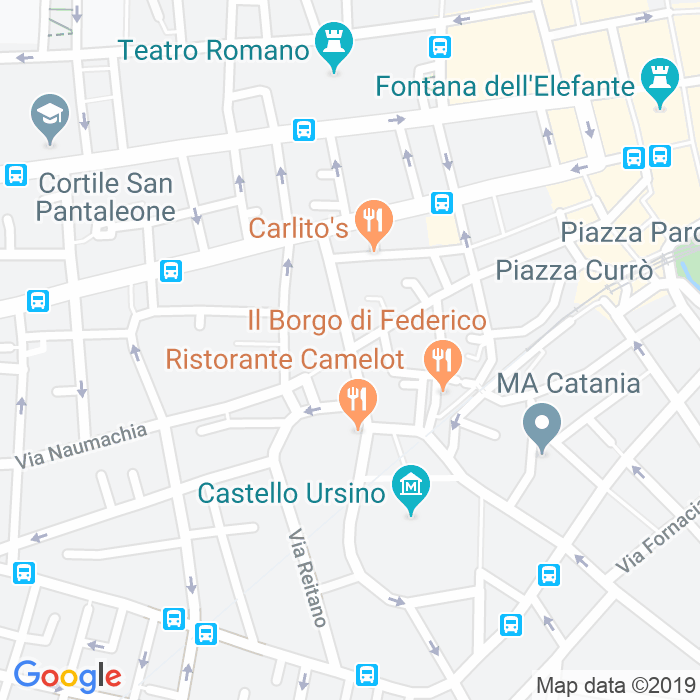 CAP di Via Castello Ursino a Catania