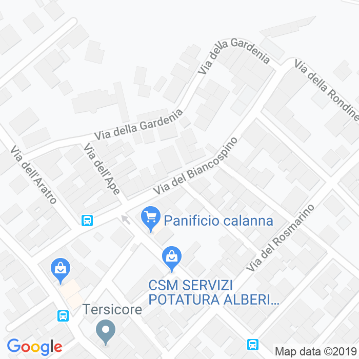 CAP di Via Del Biancospino a Catania