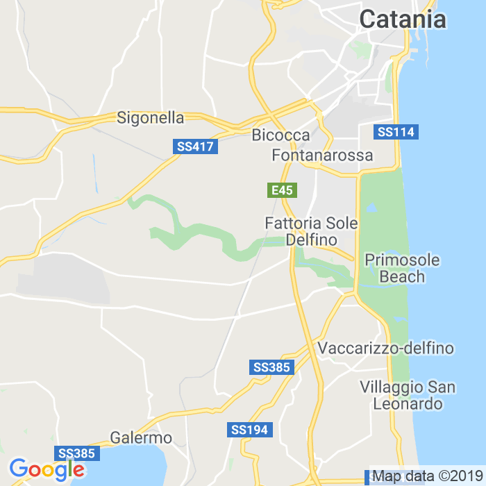 CAP di Via Dell Ortensia a Catania