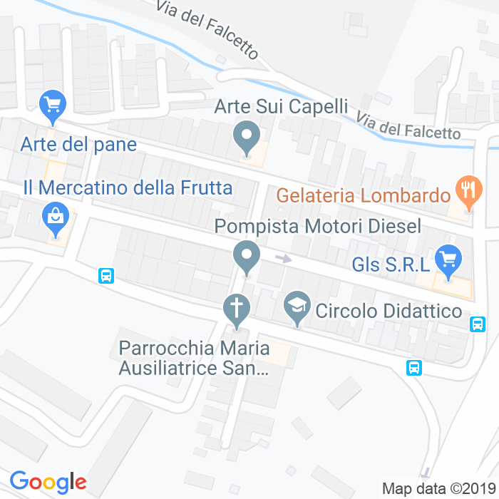 CAP di Via Della Vanga a Catania