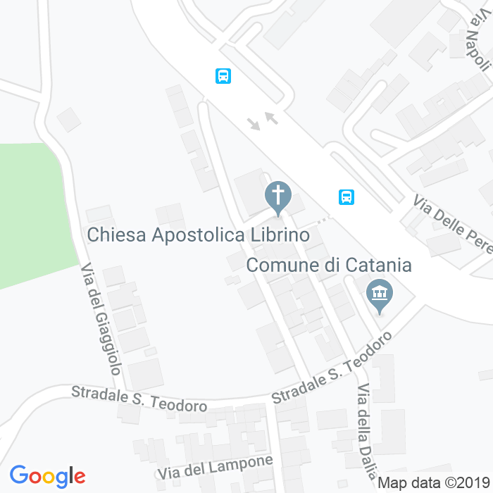 CAP di Via Delle Albicocche a Catania