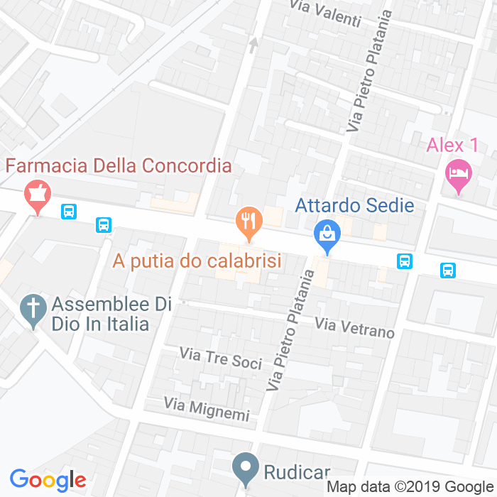 CAP di Via Delle More a Catania