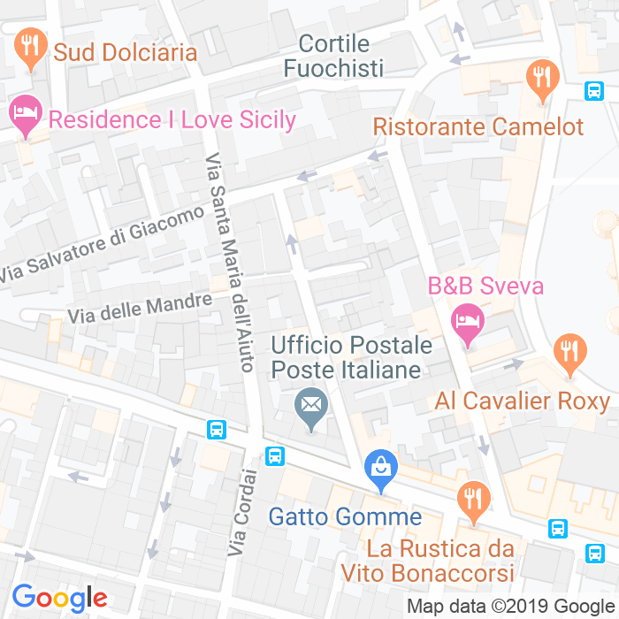 CAP di Via Giovanni Gentile a Catania