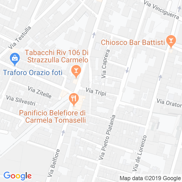 CAP di Via Mongiovi a Catania