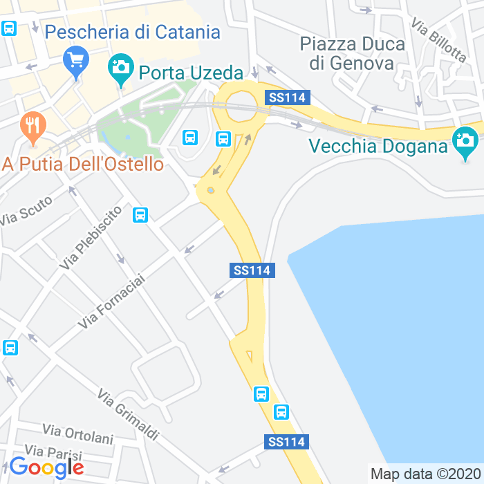 CAP di Via Mulino Santa Lucia a Catania
