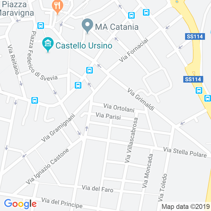 CAP di Via Ortolani a Catania