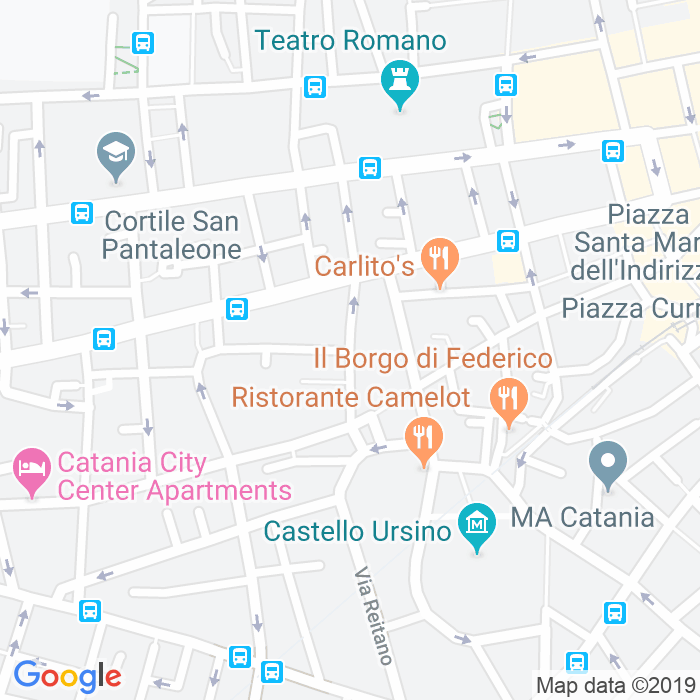 CAP di Via Santa Chiara a Catania