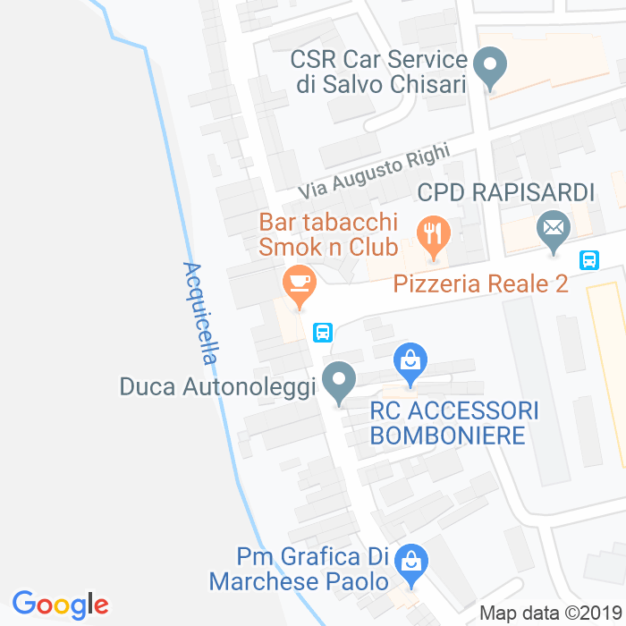 CAP di Piazza Guglielmo Marconi a Catania