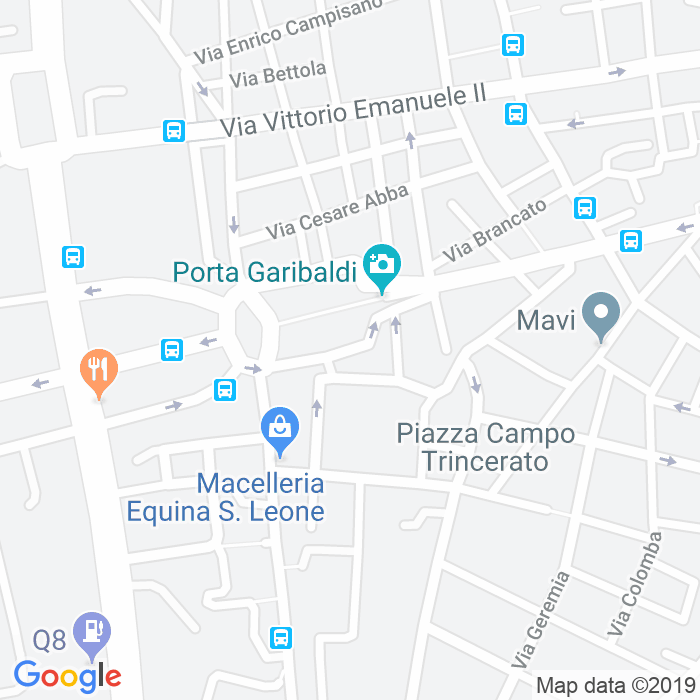 CAP di Piazza Palestro a Catania