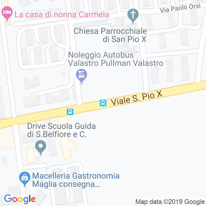 CAP di Piazza San Pio X a Catania