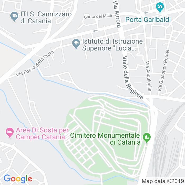 CAP di Via Calliope a Catania